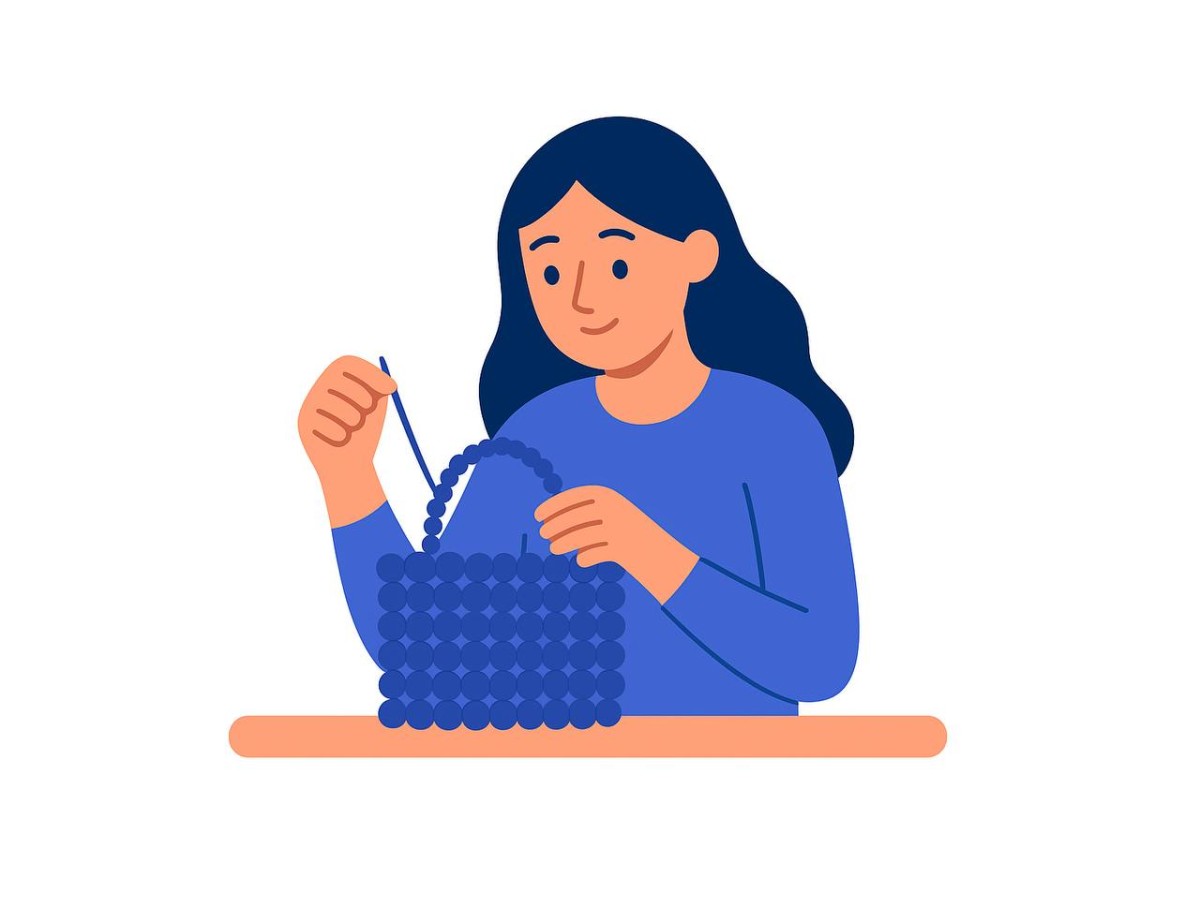 Що потрібно для плетіння сумки з намистин ?