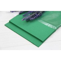 Фоаміран звичайний 20 * 30 см, зелений 10 аркушів