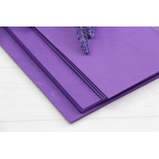 Фоаміран звичайний 20 * 30 см, темно-фіолетовий 10 аркушів