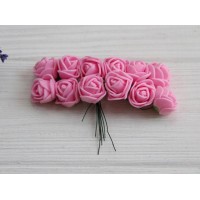 Троянди 2,0 см, рожеві 144 шт.