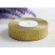 Парча 2,0 см, золото рулон 22,5 метра