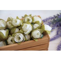 Бутон Піона " З підкладкою " No 5, бежевий 100 шт