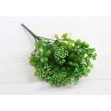 Зелень "  Глянцевая с ягодками      "  салатовая  с белым