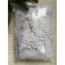 Пайетки " Снежинки 2,0 см " белые обычные    Упаковка  500 грамм