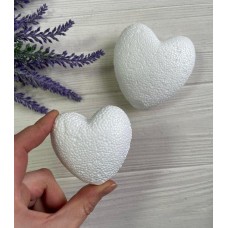 Сердце пенопластовое  6 см   ,  10 шт