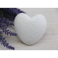 Сердце пенопластовое  8 см   ,  8 шт