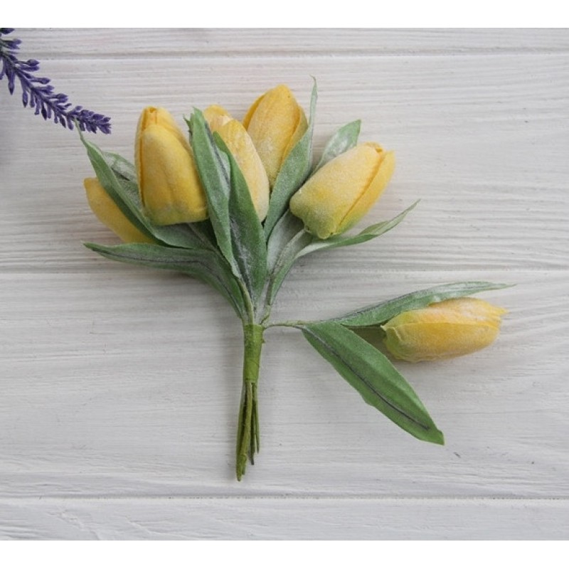 Тюльпани букет, жовті 36 шт.