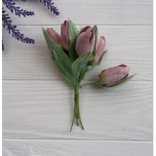 Тюльпани букет, темно-рожеві 36 шт