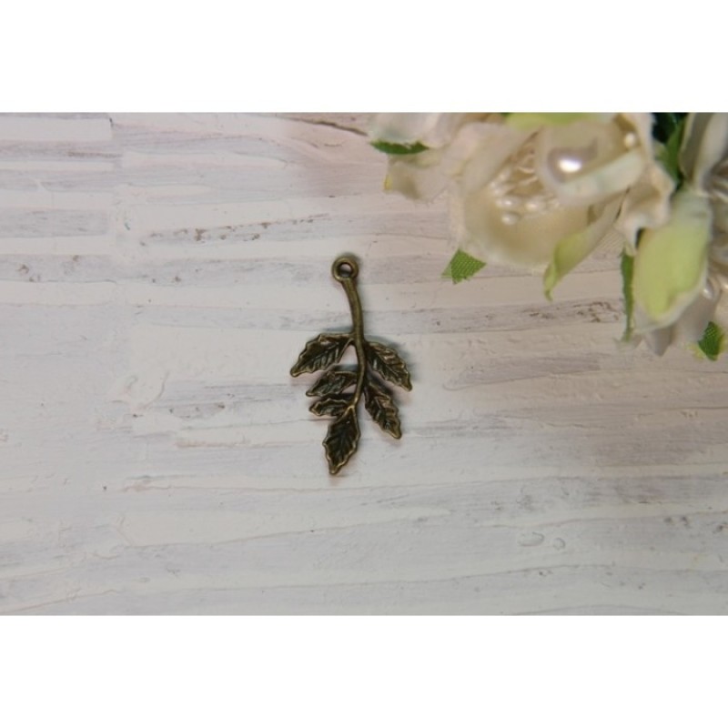 Підвіска металева " Гілка бронза" 10 шт.