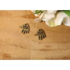 Підвіска металева " Долоня " бронза 10 шт.