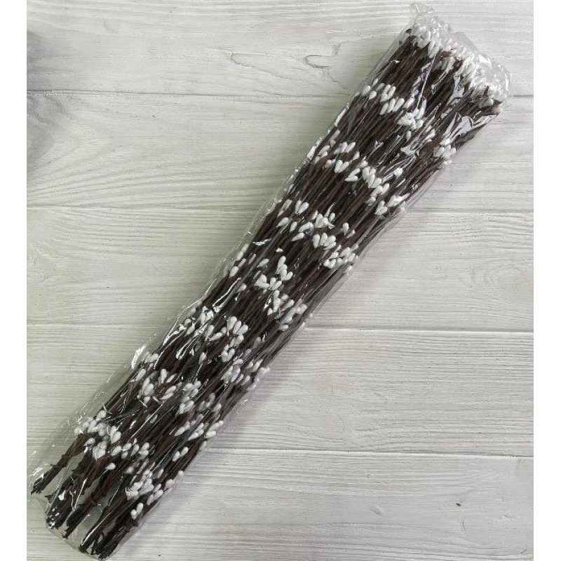 Верба гілочки , білі 100 шт