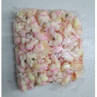 Пион головка ,  айвори с розовым  100 шт