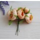 Ранункулюс букет, персиковий 30 шт.