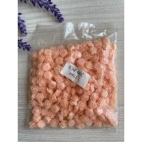 Серединка акрилова " Трояндочка 1.0 см" персик 200 шт.