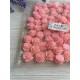 Серединка акриловая " Розочка 1.5 см  "  розовая    100 шт