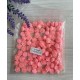 Серединка акриловая " Розочка 1.5 см  "  розовая    100 шт