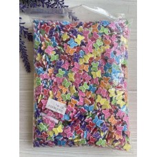 Бусины микс   " Бабочки  "      500 грам