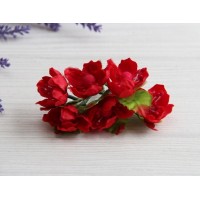 Цветы вишни  красные    72  шт