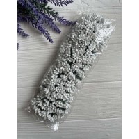 Домішка звичайна,  біла  , упаковка 12 букетів