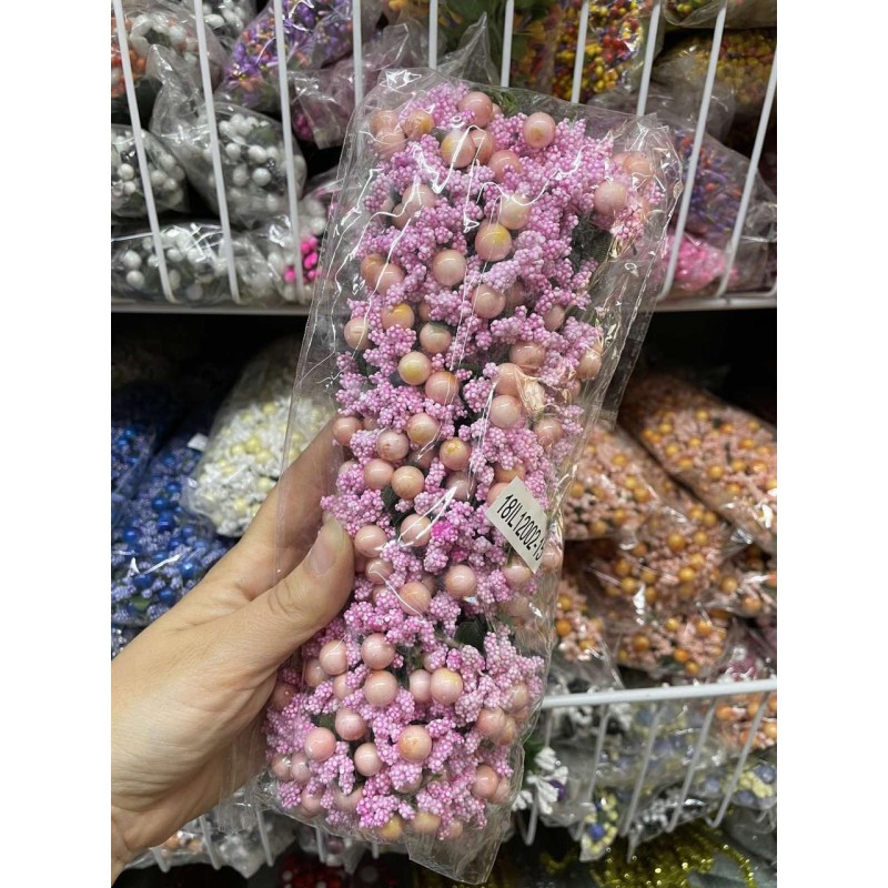 Добавка с шариком  ,  розовая