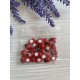 Божьи коровки  деревянные 1,2 * 0,9 см      УПАКОВКА  24  шт
