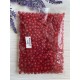 Бусини " Біте скло" 8 мм, червоні 250 грамів