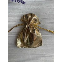 Мішечки 9*12 см, золото  100 шт