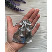 Мішечки 7*9 см, срібло 100 шт