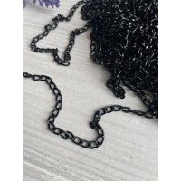 Ланцюжок 5 мм чорна 50 см