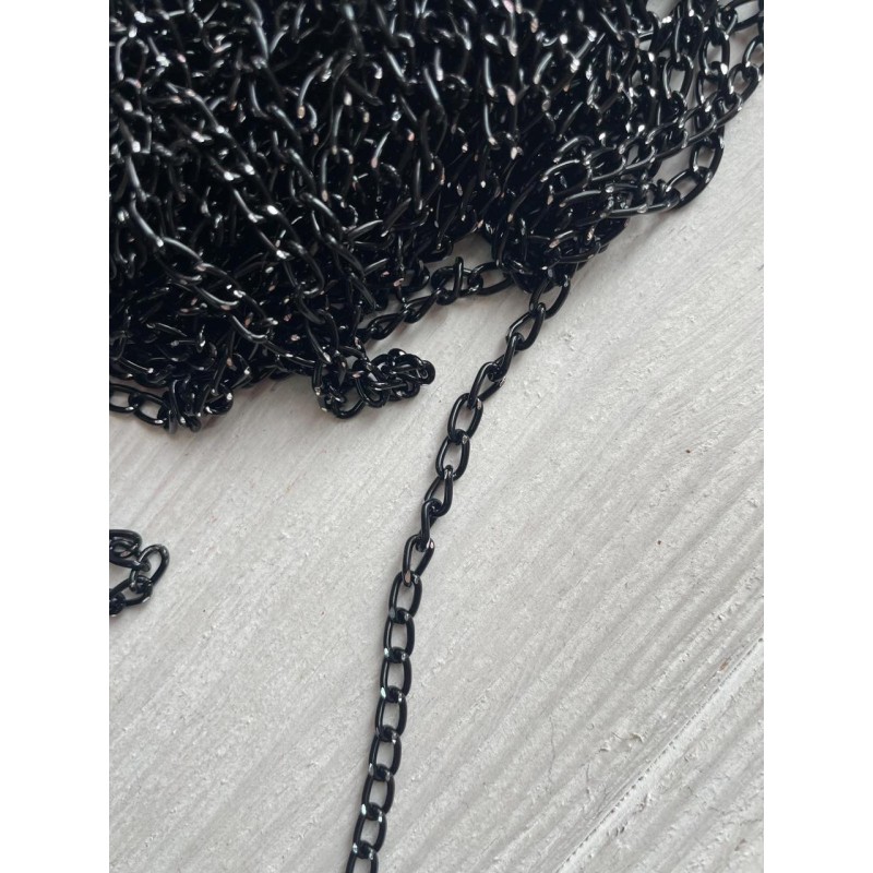 Ланцюжок 5 мм чорна 50 см