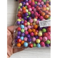 Бусины микс   " Многогранник "      500 грам