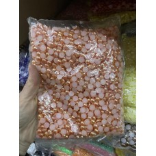 Полужемчуг  8 мм , светло оранжевый     обычный        250 грамм