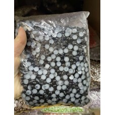 Напівперли 6 мм , чорні    звичайний 250 грам