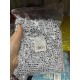 Бусины  " Алфавит Квадратные   "  черно белые     500 грам