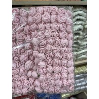 Розы 2,0 см , бледно розовые       144 шт
