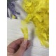 Перья куриные " Воздушные № 1  , упаковка 100 шт " ,желтые