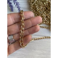 Цепочка  6*8  мм золото     50 см