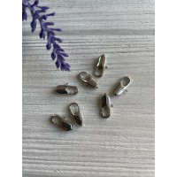 Карабін маленький №2 14 мм   срібло 1 шт