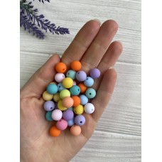 Бусины  " Зефирные "    10 мм ,   микс     500 грамм
