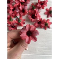 Маргаритка  головка      , красная    УПАКОВКА 200 шт
