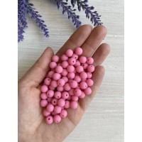 Бусины  " Зефирные "    8 мм ,розовые      500 грамм
