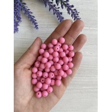Бусины  " Зефирные "    8 мм ,розовые      500 грамм