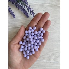 Бусины  " Зефирные "    8 мм , лаванда      500 грамм