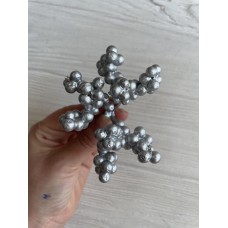Веточки с мелкими ягодами , серебро     100 шт упаковка