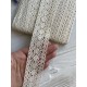 Кружево  вязанное " Marill D30089  "  бежевое  рулон  15  ярдов