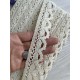 Кружево  вязанное " Marill D30099 "  бежевое   рулон  15  ярдов