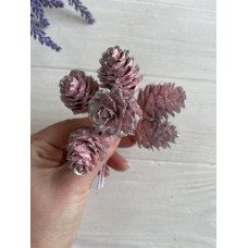 Букет " Шишки "    розовые  60 шт