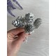 Букет " Шишки "    белое серебро  60 шт