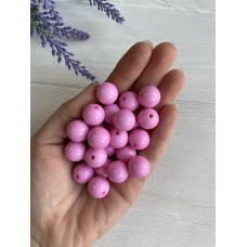 Бусины акриловые " Классика  " 14 мм розовые  500 грам