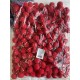 Помпоны  "  Бархатные  2.5 см "   ,  красные  250 шт